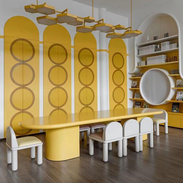 "Chalk Timber Kids Computer Desk"