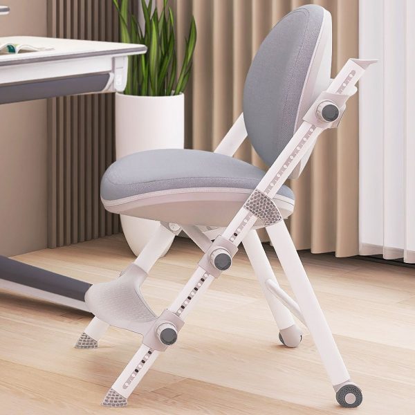 "Children's Chair Adjustable Height Upholstered Chair(s) Removable Cushions Ergonomic"