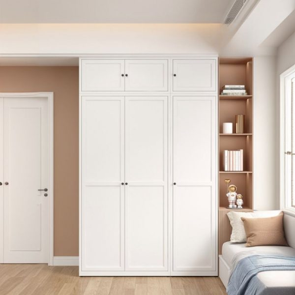 "Metal Kids Armoire with Shelf and Door"